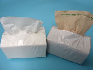 Wholesale <strong>V</strong> Fold <strong>Interfold</strong> Virgin Pulp Napkins White Dispenser Quilted Paper Table Napkin - Product Image 3
