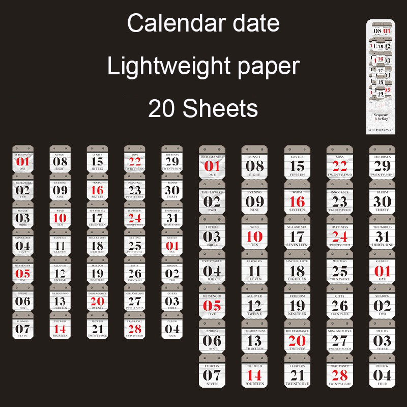 Date du calendrier