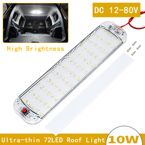 Yüksek kaliteli 72LED su geçirmez Cob LED tavan işık RV & deniz 12V-80V LED RV iç işık parlak oto ve ATV LED aydınlatma - Product Image 2