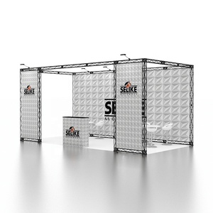 10x20ft công cụ miễn phí nhôm giàn thương mại hiển thị <span class=keywords><strong>Backdrop</strong></span> quảng cáo tổ chức sự kiện Modular gian hàng triển lãm - Product Image 1