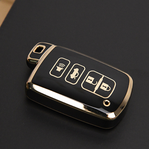 高品質4ボタントヨタスマートキーカバーカムリカローラアバロンのための新しい車のキーケースモデル - Product Image 3