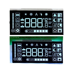 Hochwertiger großer VA-Schwarz-Farbbild schirm Kunden spezifisches Monochrom-Segment-LCD für Monitor-Controller-Geräte
