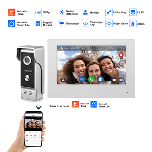 OEM/ODM Service 7 Inch IPS LCD Touch Screen <strong>Video</strong> <strong>Intercom</strong> Doorbell Tuya WIFI Remote Control Wired <strong>Video</strong> Safety Phone - Product Image 2