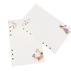 A5 6 raccoglitore ad anelli foglie sciolte taccuino foresta ragazza colorata pagine interne 40 pz/pacco - Product Image 2