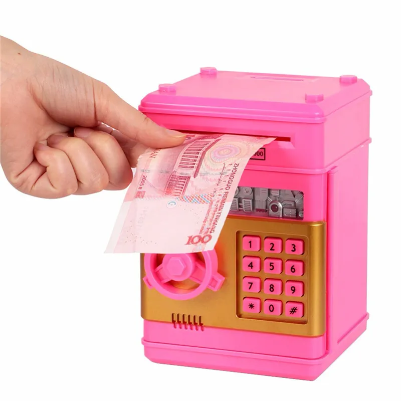 กระปุกออมสิน ATM สำหรับเด็กกล่องใส่เงินของเล่นขนาดเล็ก