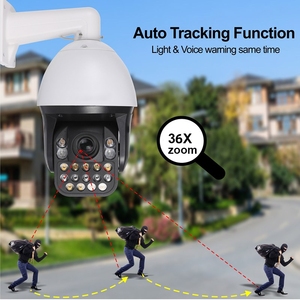 36x 8mp 4k Ip Ptz <strong>Camera</strong> Full Color (ir/white) 7&quot; 300m Ir 2 Way Audio Tf Human Tracking Detection Optical
