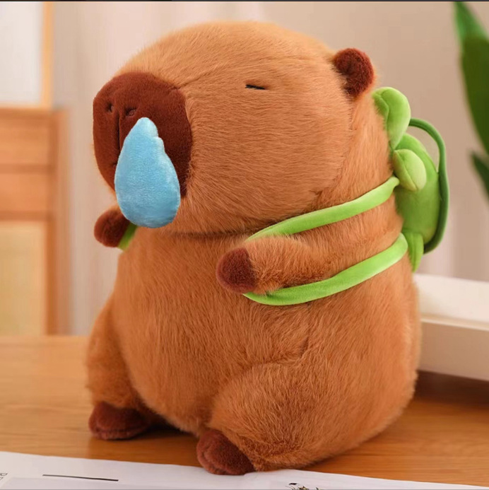 Snot + turtle backpack model capybara