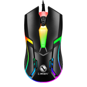 Tastiera per Mouse da gioco retroilluminata a LED RGB cablata S1 Maus Mouse da gioco ergonomici programmabili Mouse da gioco personalizzato per Computer PC - Product Image 5