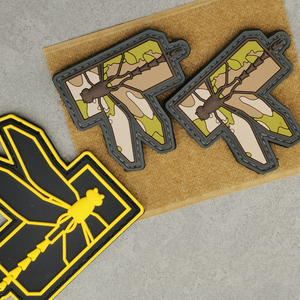 Chiến Thuật Pvc Động Vật Con Chuồn Chuồn Côn Trùng Mô Hình Vui Nhộn Vá May Trên Túi Công Cụ Vai May Nhãn Vá Cho Đồng Phục Phù Hợp Với - Product Image 4