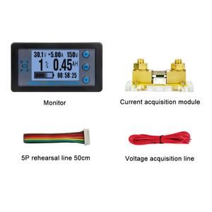 VA9210 DC8-120V digitale voltmetro amperometro batteria indicatore di capacità Hall Coulomb misuratore Tester rilevatore di potenza misuratore di prova di energia - Product Image 3
