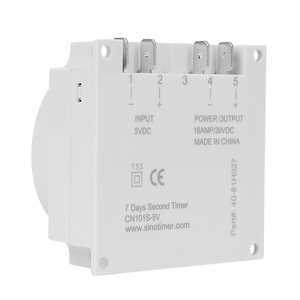 1 Sekunde Intervall 5V 12V 24V 110V 220V Digitaler LCD-Timer-Schalter 7 Tage wöchentlich Programmier barer Zeitrelais-Programmierer CN101S