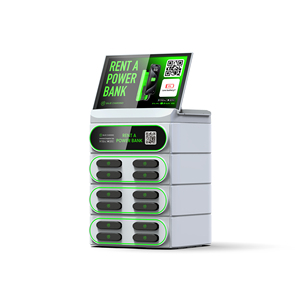 <strong>Emergency</strong> Portable Charging Station Public Cell Phone Charging Station 12 Slots Battery Vending Kiosk with Screen for Shops - Product Image 1