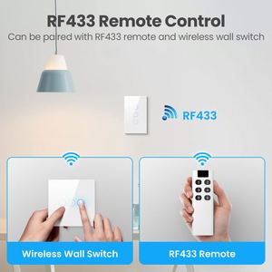 US/<strong>AU</strong> Tuya Smart Light Switch Wifi Smart Switch No Neutral for Smart Home Automation APP <strong>Remote</strong> Alexa Google Voice Control - Product Image 2