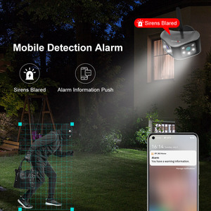 Ls vision sistema de segurança cctv 6mp, lente dupla <span class=keywords><strong>ip</strong></span> 165 graus de visão panorâmica 6mp com cartão sim wi-fi câmera de segurança