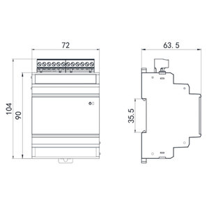 Ethernet Modbus <strong>TCP</strong>/<strong>IP</strong> 10M/100M 3 Phase Multi <strong>Function</strong> Din Rail RJ45 Power Meter