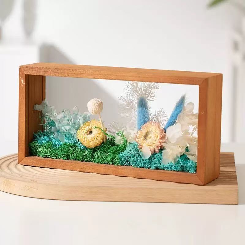 Pack de matériel de fleur de cœur de glace + cadre photo