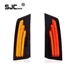 SJC otomatik Cadillac ATS-L arka lambası meclisi için özel olarak tasarlanmış 14-17 modifiye dinamik tarama LED dönüş sinyali arka ışıkları - Product Image 1