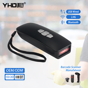 Mini 2D QR Blau zahn Barcode Scanner, drahtlose Barcode Reader Blau zahn Tragbare Bar Code Scannen Arbeit mit Android, iOS - Product Image 1