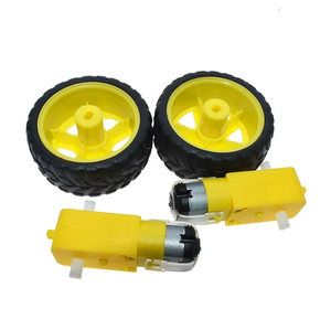Nuovo motore di monitoraggio dell'evitamento Smart Robot Car Chassis Kit Speed Encoder Battery Box 2WD modulo ad ultrasuoni per Arduino R3 kit - Product Image 4
