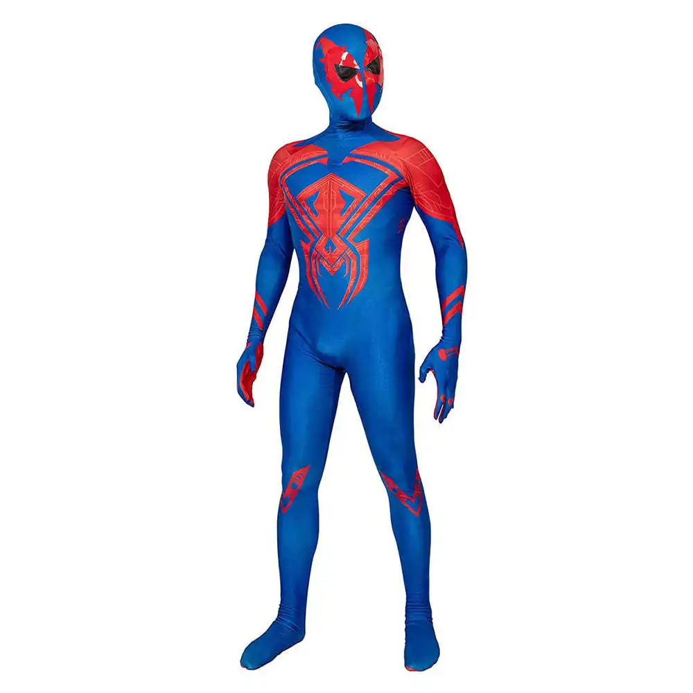 Halloween Superheld Spandex Enge Jumps uit Bodysuit Kinder 3D-Stil Kinder Kostüm Party Spiderman Cosplay Kostüm Mit Maske