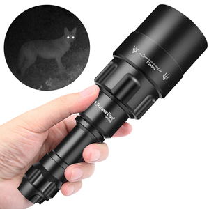 UniqueFire 1605-50 50mm lens kısılabilir SFH 4715AS 850nm LED usb şarj edilebilir zumlanabilir gece görüş <span class=keywords><strong>ir</strong></span> avcılık el feneri el - Product Image 2