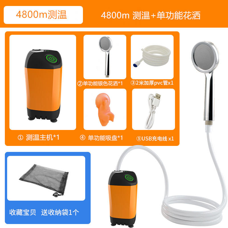 4800 avec mesure de la température + pomme de douche à 1 vitesse