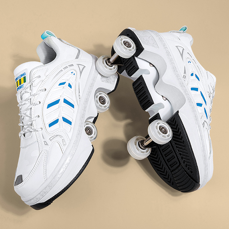 159 White Four-Wheel One-Click Retraction