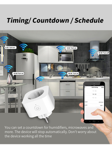 Smart Plug Smart Home presa WiFi funziona con interruttore APP controllo presa intelligente con telecomando e funzione Timer 2.4GHz WiFi - Product Image 2
