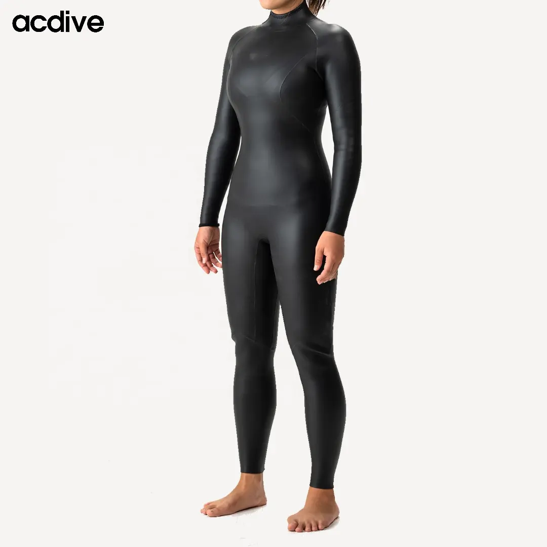 Muta da donna professionistica Super elastica 4/3mm in Neoprene yamoto con Triathlon subacqueo