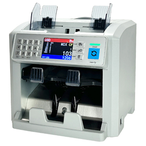 8 Plus Contador de dinero y detector Mezcla de conteo Clasificación BasicFfitness Máquinas contadoras de dinero en efectivo con pantalla TFT de 3,5 pulgadas - Product Image 1
