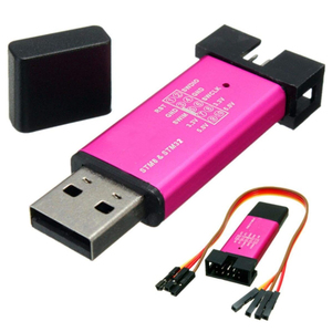 Downloader programmatore supporto unità di programmazione STM8 STM32 con cavo di collegamento e copertura (colore casuale) - Product Image 2