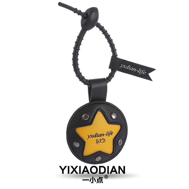 Cool black round card-pentagram