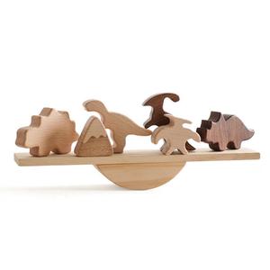 NEW Animal <strong>Pattern</strong> Wooden Teething Colorful Teethers Baby Stacking Toys Non Toxic <strong>Building</strong> Stacker <strong>Blocks</strong>
