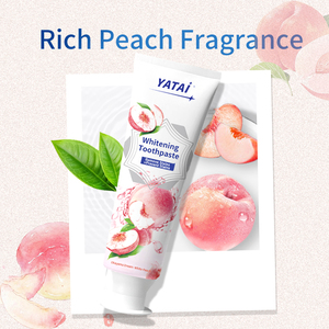 חם מכירה אפרסק ניחוח הלבנת שיניים משחת שיניים שיניים <span class=keywords><strong>Bio</strong></span> אוראלית מרענן הסרת כתמים בריא משחת שיניים - Product Image 4