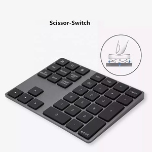 Wireless Bluetooth <strong>Number</strong> Pad for Laptop Rechargeable <strong>Numeric</strong> <strong>Keypad</strong> 35-Keys Numpad <strong>Keyboard</strong> for Mac Windows - Product Image 4