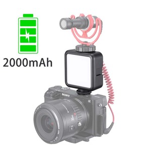 Ulanzi VL49 Mini LED Video ışığı 2000mAh dahili lityum pil LED 49 kısılabilir taşınabilir kamera için kamera canon Nikon SLR - Product Image 5