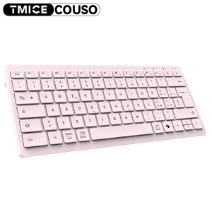 Multi-Device 2.4GHz Wireless <strong>Keyboard</strong> for Mac Windows Low Profile Silent Clavier Ultra Thin Mini Portable <strong>Keyboard</strong> - Product Image 2
