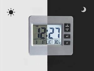 Moderne einfache LCD-Digitalanzeige Wecker mit stummer Lichtfunktion für Schüler Kinder Ältere Zeitlanger - Product Image 3