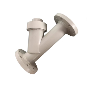 Çin yüksek kalite 1 "2" flanş ucu PPH y-şekilli filtre DN25 ile DN50 PPH Y tipi filtre için flanş - Product Image 3