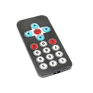 Taidacent 17 Chiave Telecomando Nero CR2025 Trasmettitore di Controllo Remoto A Infrarossi Senza Fili Adatto per Microbit 51 Singolo MCU - Product Image 5
