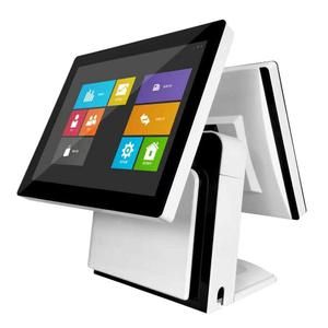 LKS-POS820 15 дюймов емкостный сенсорный экран Pos терминал windows Pos двойной экран Pos система с I3 I5 CPU - Product Image 5