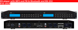 CD-плеер/Mp3/тюнер, с пультом дистанционного управления, с USB & SD, AM/FM & RDS FTD-25CD - Product Image 5