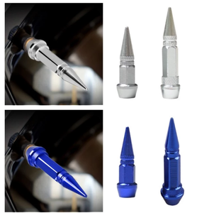 Universal 65mm 4-Piece Aluminum Alloy Bullet Tire <strong>Valve</strong> Cap Set, Lightweight Personalized Modification <strong>Valve</strong> <strong>Tips</strong> for Car Tires - Product Image 6
