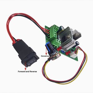 Controlador de CC PWM de 6V, 10V, 12V, 24V, 30V, con interruptor de inversión positiva, controlador de CC PWM para controlador de velocidad de Motor de CC, 200W CCM6N - Product Image 5
