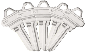 SC1 spazi vuoti chiave non tagliati strutture in rame chiavi vuote per duplicare per il taglio - Product Image 4
