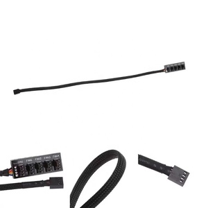 1〜54ピンMolexPWMCPUクーラー/ケース/シャーシ冷却ファン電源ケーブル4ピンハブスプリッターアダプター - Product Image 4