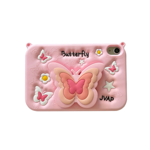 かわいい若い女の子3DシリコンストロベリーベアキティホルダータブレットPCカバーケースiPad Pro 11 IPad10コンピュータ保護カバー - Product Image 6