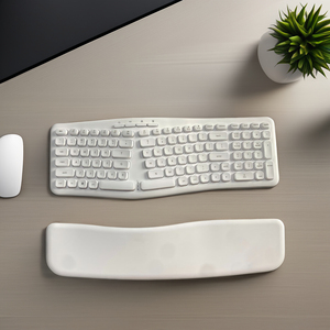 Teclado de oficina ergonómico de tamaño completo de 104 teclas 2,4G inalámbrico para carga Bluetooth modos duales con interfaz USB BT Nuevo - Product Image 6