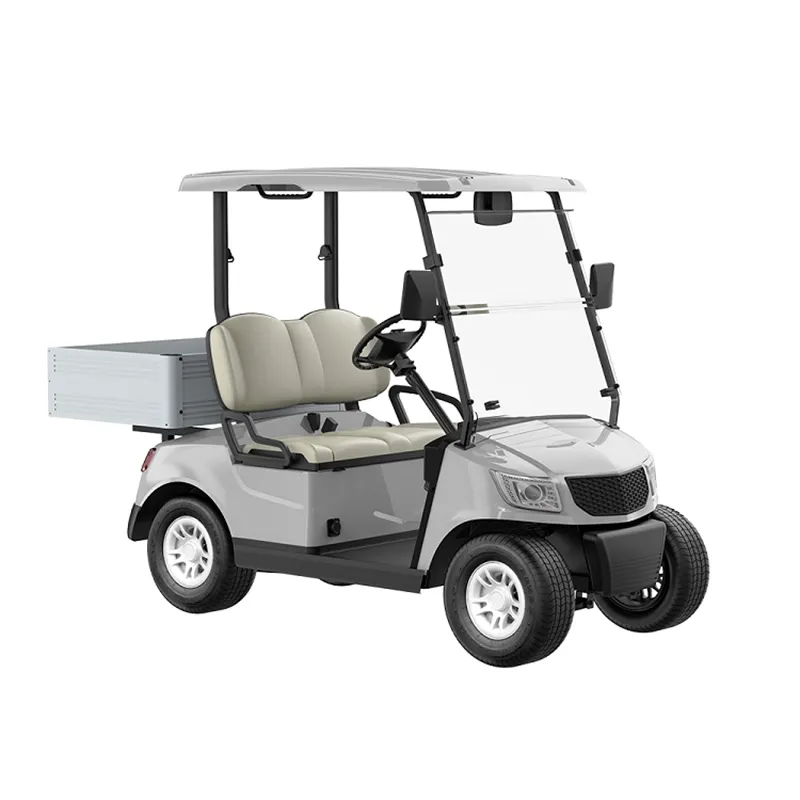 電気ユーティリティ車両バッテリー操作ゴルフカート48Vカーゴボックス付き電気ゴルフカート