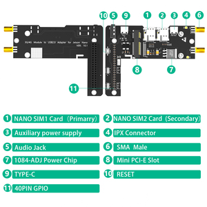 3G/4G to2.0 scheda WiFi server rete wireless rj45 scheda di rete usb-c a ethernet adattatore lan computer portatile - Product Image 3